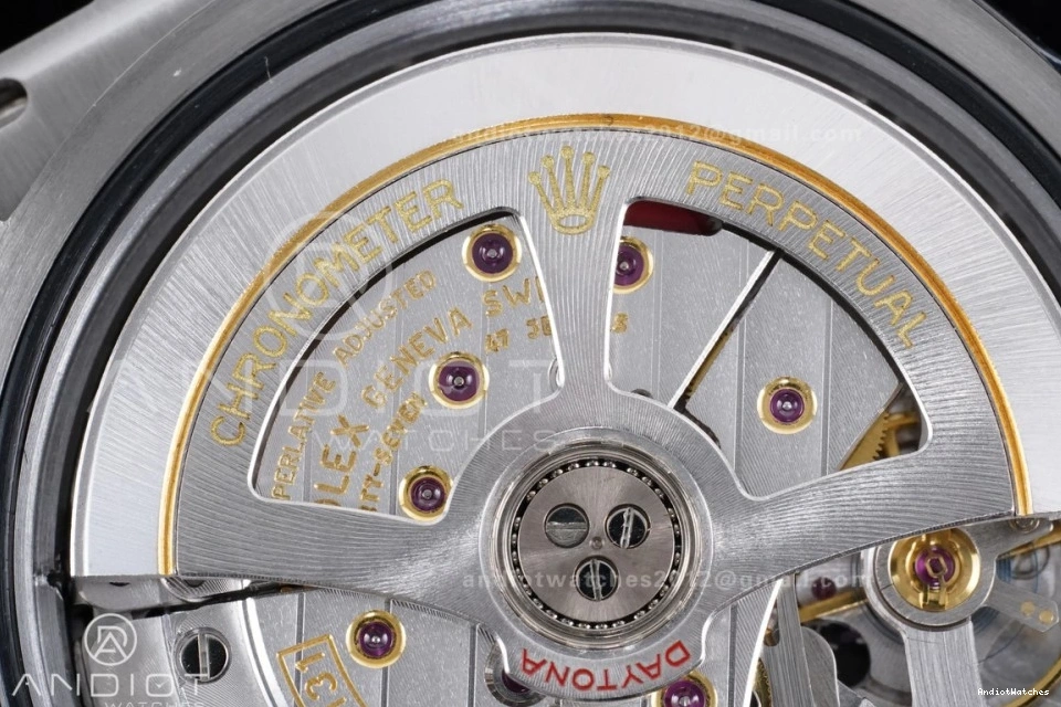 Diamonds SoftTouch Oysterflex Dial Strap Silver 816 Black (Weighted) VS4131 on 1:1 Best V2 126519 VSF Daytona Edition 1103